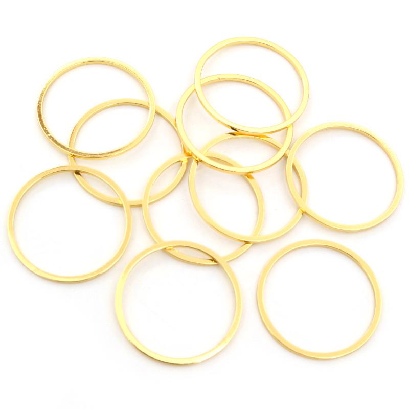 20 tk 15/20/25/30/35/40 mm 316 roostevabast terasest kullatud kõrvarõngad Rõngad Suur ring Kõrvatraadist rõngad Ripats DIY Ehtetarvikud