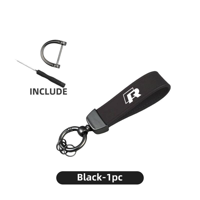For Volkswagen VW Car Keychain Key Chain Fashion Ring Metal Badge Key Holder Scirocco Passat Polo B5 B6 B7 CC Tiguan Sharan RH5