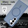 Magnetic Military Drop Protection Back Phone Cover for Magsafe Mag Safe Samsung S26 Ultra S25 A15 A16 A17 A26 A35 A36 A56 A37 A55 A57 Matte Phone Case