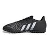 adidas Predator Freak .4 Rundzehen-Schnürschuh TF (Gummistollen) Rutschfeste Fußballschuhe Herren Fußballschuhe Schwarz Weiß FY1046