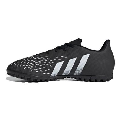 Predator Freak .4 Punta Rotonda Lacci TF (Borchie di gomma) Scarpe da Calcio Antiscivolo Uomo Scarpe da Calcio Nero Bianco FY1046
