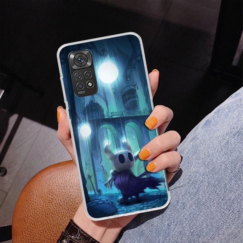 Hollow Knight Cartoon Phone Case For Xiaomi Redmi Note 15 14 13 12S 12 11 Pro Plus 14S 11S 11E 10 10S 11T 5G Personalized Cover