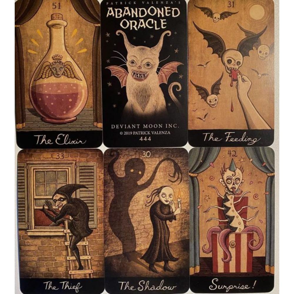 10,5*6 cm Porzuć talię wyroczni opartą na koszmarach z pamiętników snów Patricka Valenzy 52 przerażające karty wyroczni