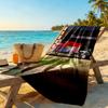 Peterbilt Heavy Trucks Personalized Text Beach Towel Super Soft Microfiber Quickdry Fabric Perfect for Traveling Yoga Camping and Swimming