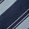 [Ojie] Men's Linen Tie, Silk Blend, Regimental Stripe, Business Tie, Made in Japan, Stylish, SpringSummer