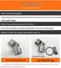 Single & Double Joint GHA Telescopic Universal Joint Connector, WSDP Universal Drive Shaft Coupler with Needle Roller 304