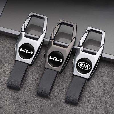 Metal Key Pendant Car Key Keychain Anti Loss Ring For K9 Sportage Niro K5 Carnival EV6 EV9 EV3 K8 Stinger Forte Ceed Cerato Mewf00