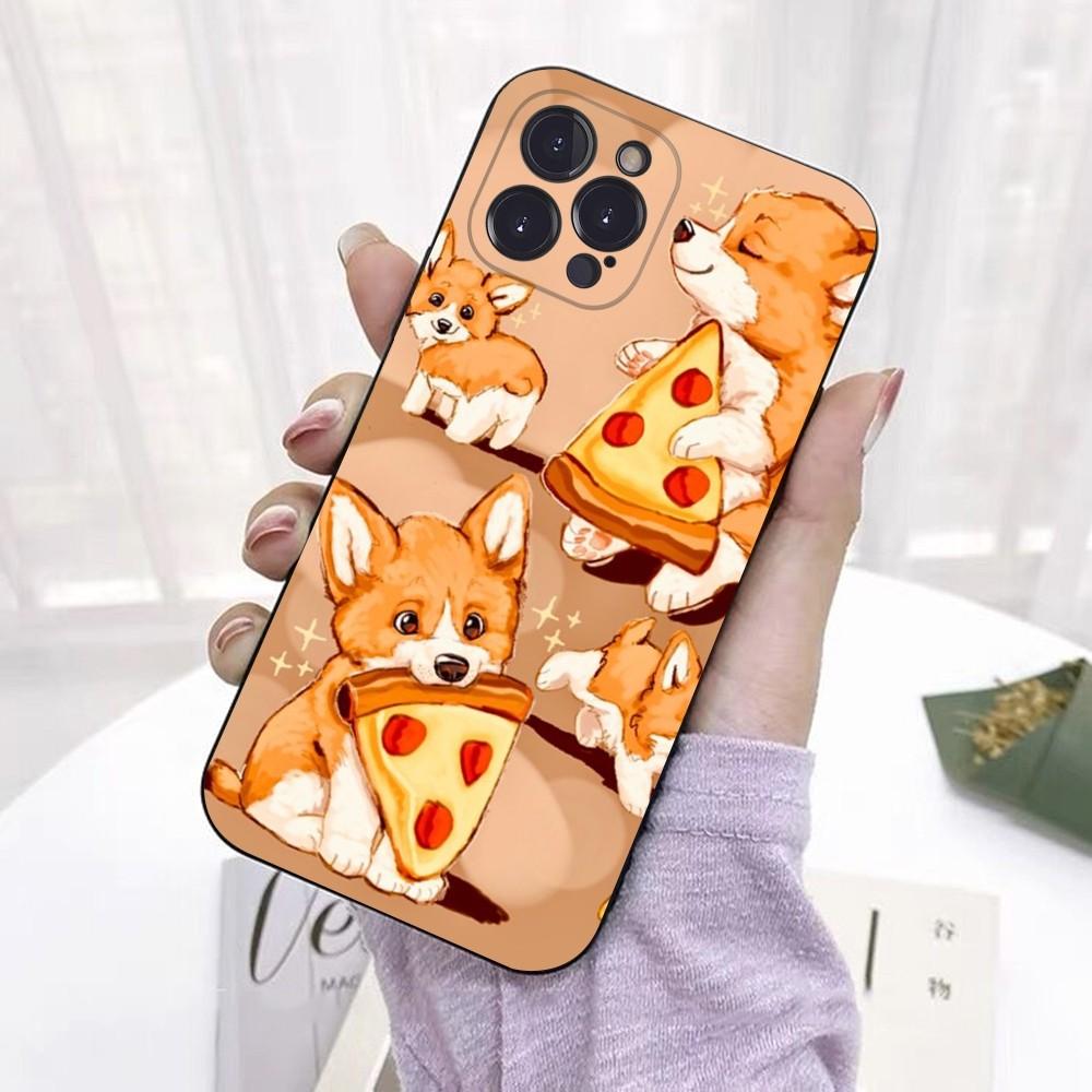 Cute Corgi  Phone Case For iPhone 6 7 8 Plus 11 12 13 14 Pro SE 2020 MAX Mini X XS XR Back Funda Cover