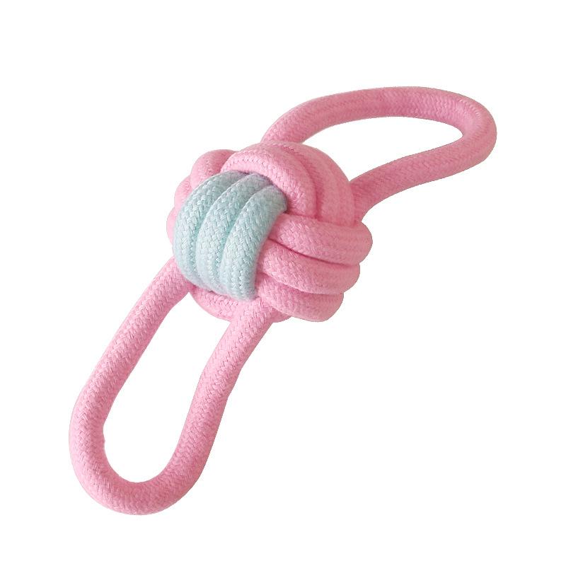 Candy-colored, Chewable Cotton Rope Teething Toy Set, Pet Gnawing, Dog Chewing Toy, Pet Teething