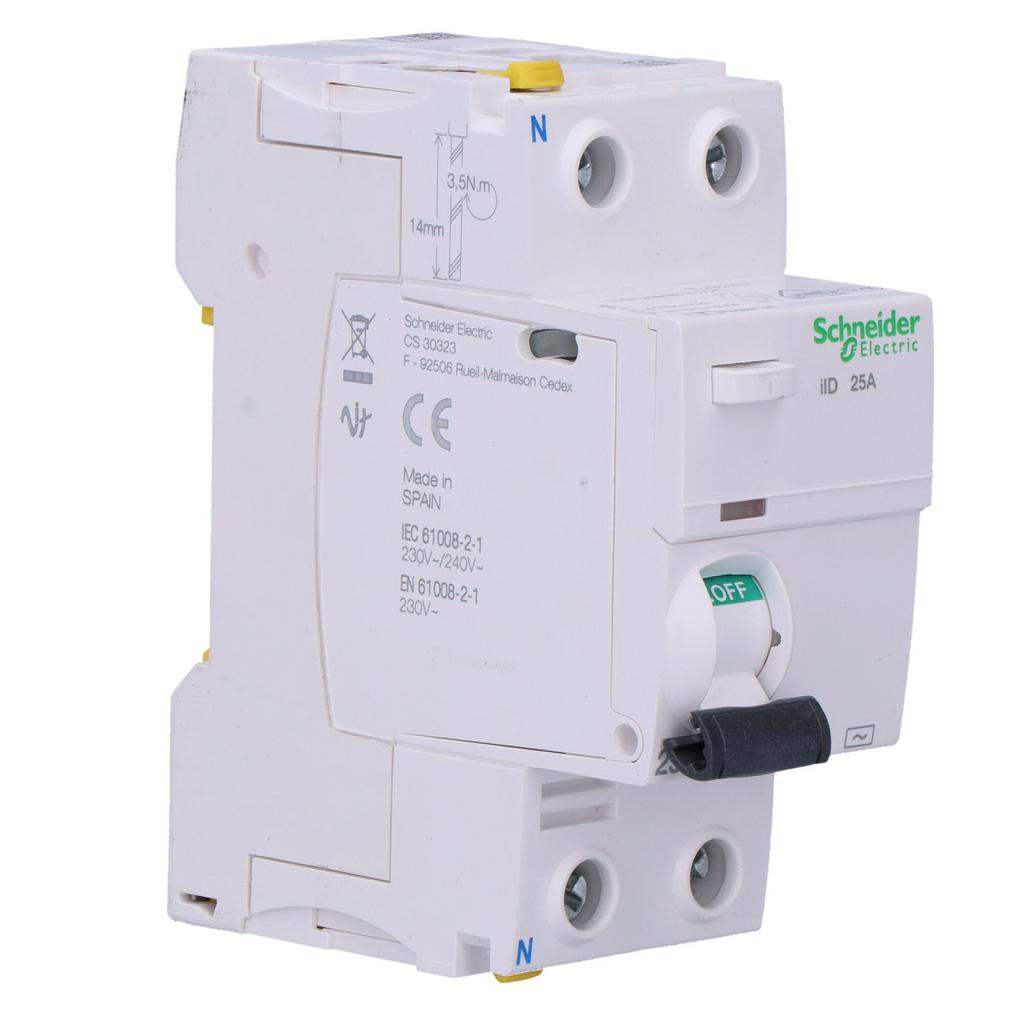 RCD iID-25-2-30-AC 25A 2-pole 30mA AC Type