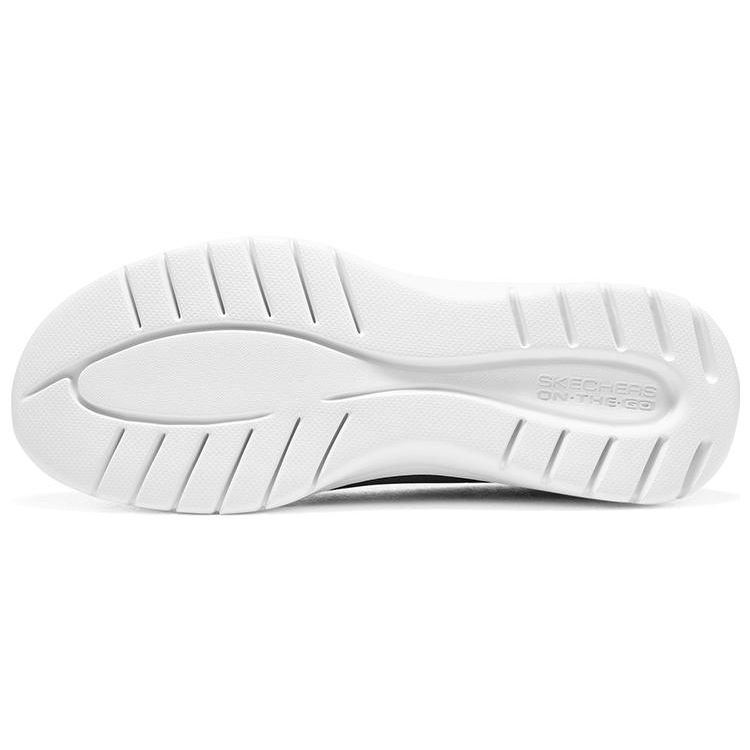 Skechers On-The-GO Flex Fabric Slip-On Technology Comfortable Low-Top Casual Shoes Women Sneakers Black White 136541-BKW