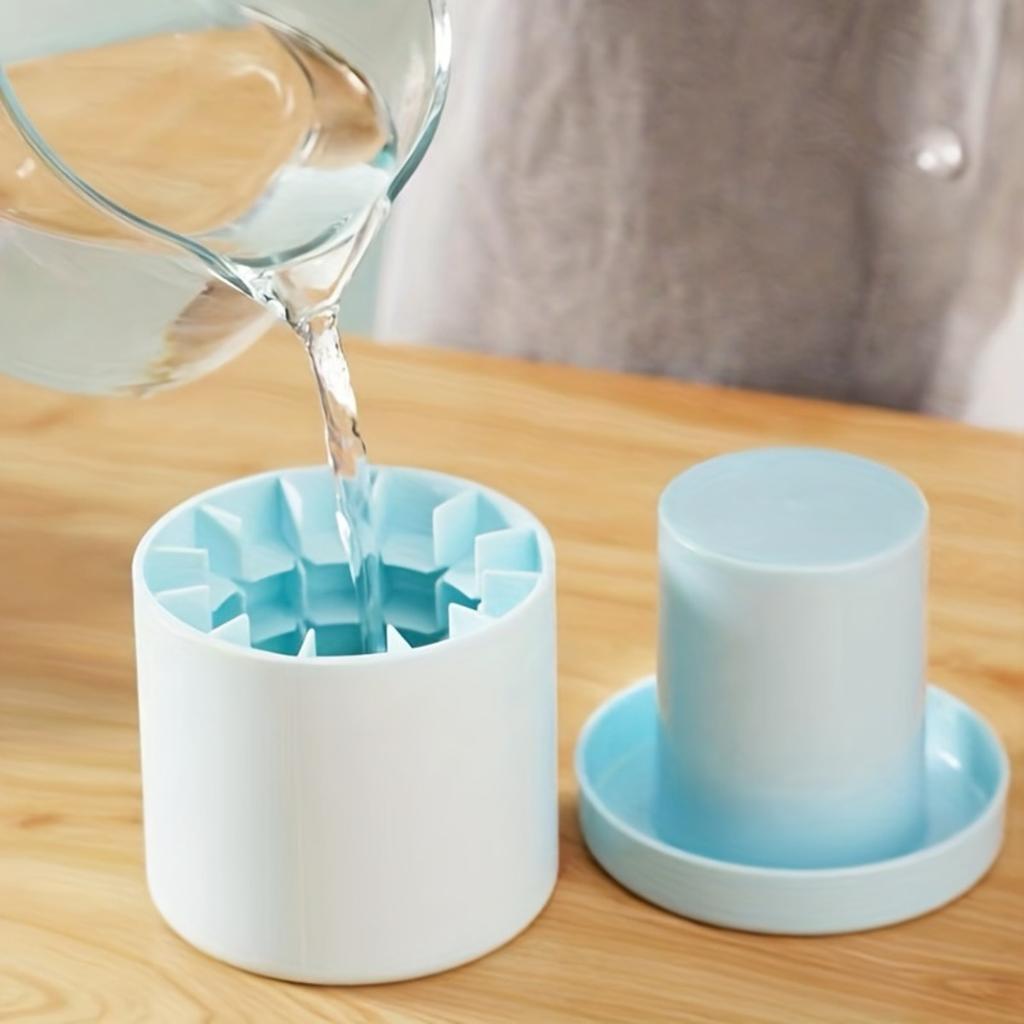 Silicone Ice Cup, Food Grade Cylindrical Ice Tray, Ice Cube Mold, Ice Storage Box, Household Small Ice Cube Mold, Ice Tray Production