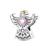 Fit 925 Silver Charms Beads Nossa Senhora Aparecida Dangle Cross Charms Pendants For Women Fine DIY Jewelry