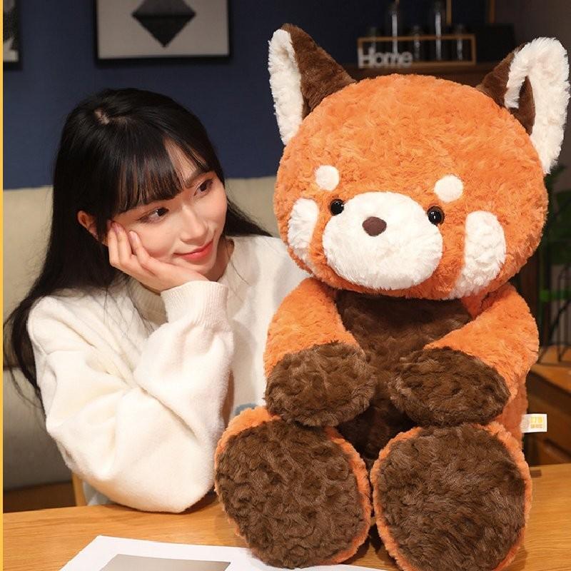 Panda Plush Red Toy Dolls Room Decoration Ornaments Children Gift Festivals