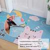 Covorașe antiderapante cu desene animate, care pot fi tăiate: Covorașe de intrare rezistente la praf și uzură, pentru o curățare ușoară