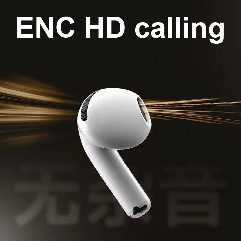 Bluetooth Earphone Wireless Headphone ENC Noise Cancelling Earbud TWS Pro4c Low Latency Game HiFi Stereo Headset For iPad