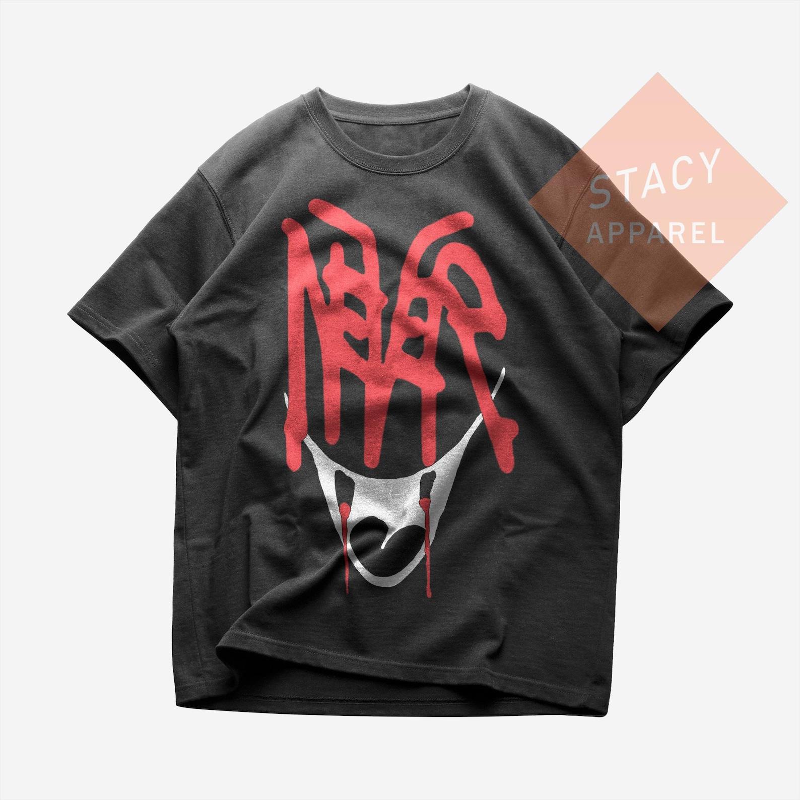 Limited Edition Bladee Unisex T-Shirt - Never Bladee Drain Gang Heavy Cotton Tee M