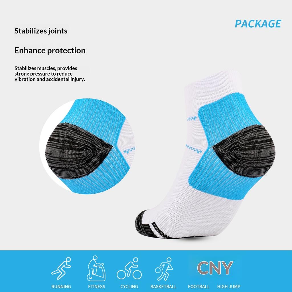 Men's and Women's Compression Crew Socks Outdoor Sports Socks Basketball Running Badminton Tennis Pickleball Socks
