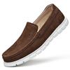 FashionLuxury Summer Men Loafers Wedding Dress White Driving Moccasins Footwear Man Casual Shoes Leather Slip On Super Light Male Shoes