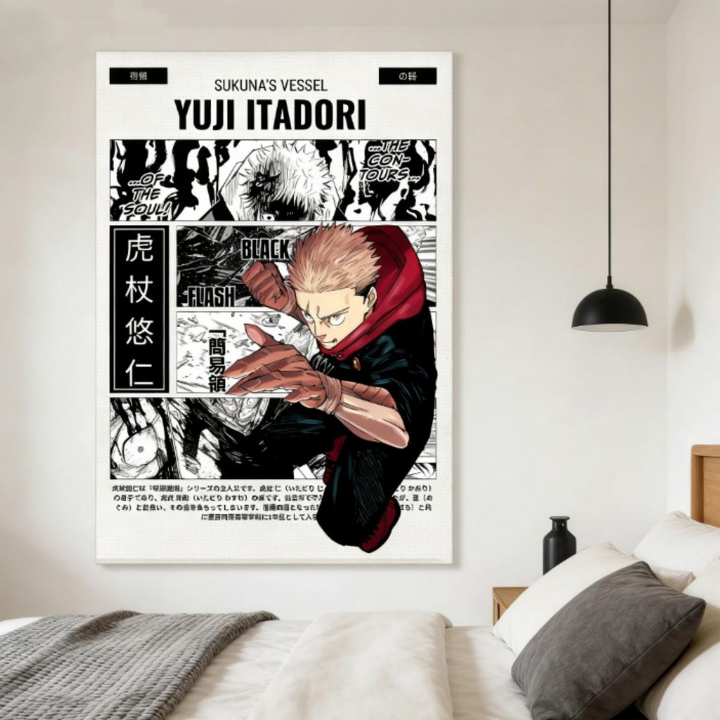 Jujutsu Kaisen Gojo Satoru Pattern Tapestry Bedroom and Dorm Anime Decor Gift for JJK Fans  MultiSize High Quality Flat Print