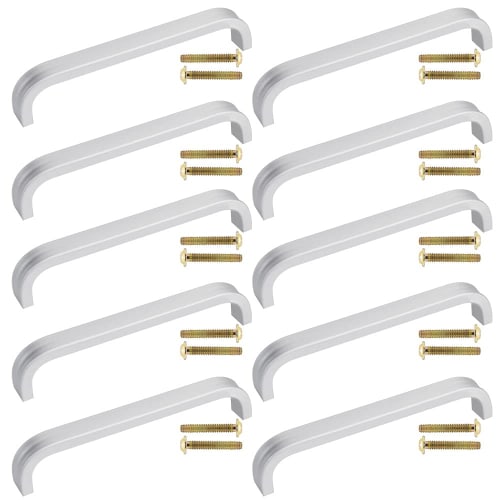 ZADAFINA 10-Piece Set of Door Handles, Cabinet Handles, Pull Handles, Drawer Pulls, Aluminum Alloy Knobs for Doors, Cabinets, Dressers, Cupboards, and