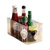 Seasoning organizer, multicompartment storage box, kitchen countertop holder 2Pc Mixed W/Divider