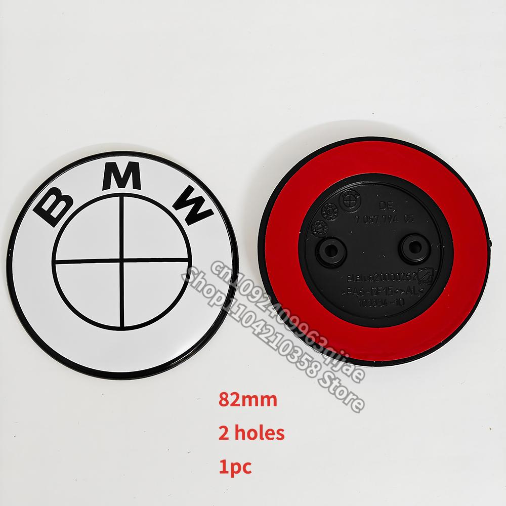 Plné bílé logo na auto Přední emblém na kapotu 82 mm + Zadní znak 74 mm + Krytka náboje kola 68 mm/56 mm + Samolepka na volant 45 mm Pro všechny BMW