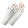 Summer Lightweight Women's Sun Protection Gloves for UV Protection, Nail Art, Electric Bike Riding, Cycling, Half-finger Ice Silk Gloves