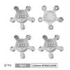 4 Stück 135mm Auto Fünf-Speichen Felgenmitte Nabendeckel 4F0601165N Zubehör für AUDI A4 B8 B6 B9 B7 A3 8P 8V 8L A6 C7 C6