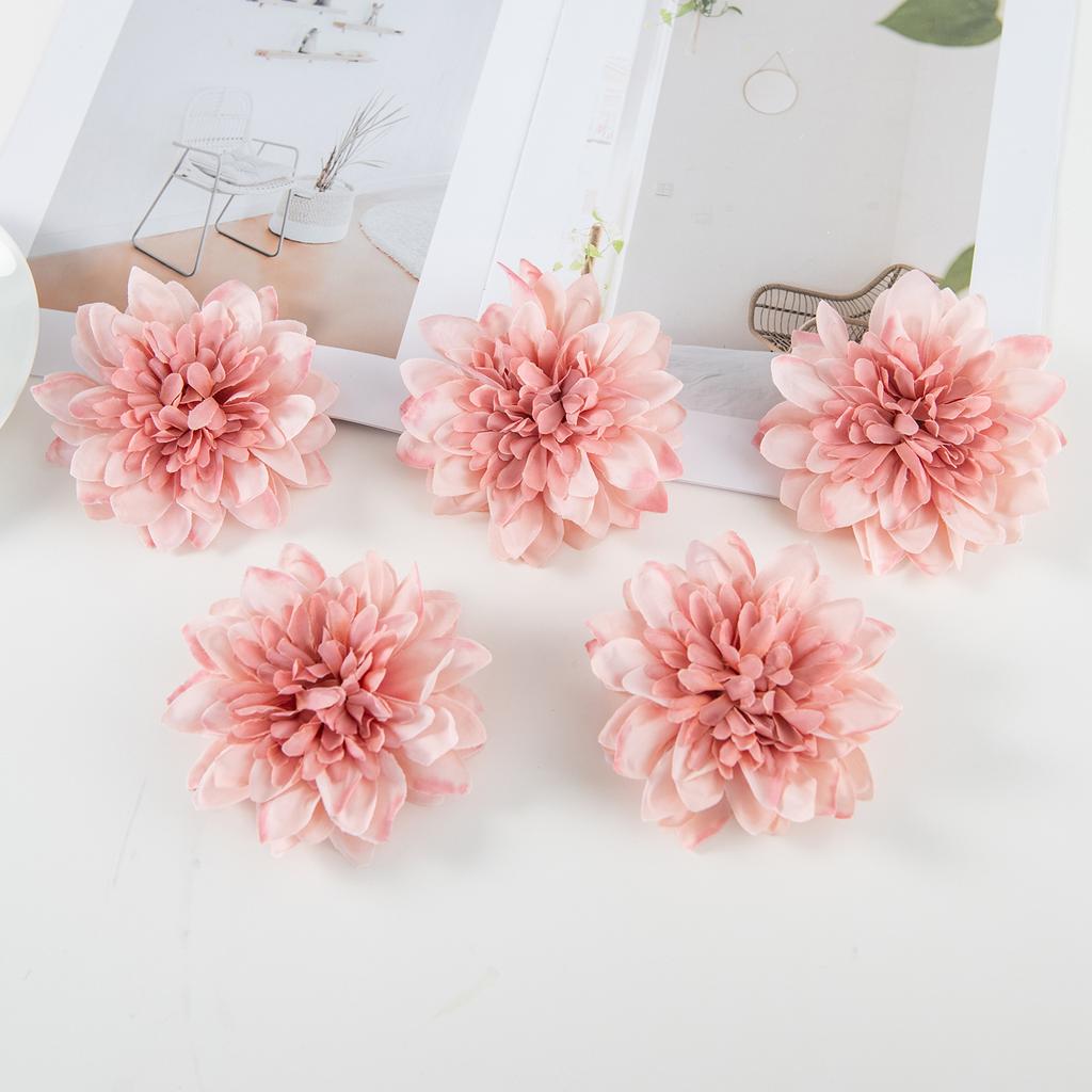 5/10PCS Artificial Flowers Heads Home Room Table Decor Wedding Garden Rose Arch Diy Gifts Candy Box Bridal Accessories Clearance