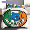 Unionbears Muster Bettwäsche Steppdecke Set Bettbezug Kissenbezug Heimdekoration Geburtstagsgeschenk (1 Bettbezug + 2 Kissenbezüge, ohne Füllung)