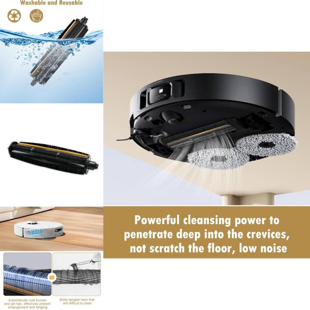 Dreame X40 Ultra ir L20 Ultra plaukų šalinimo šepetys, pakaitinis, skirtas namų valymui