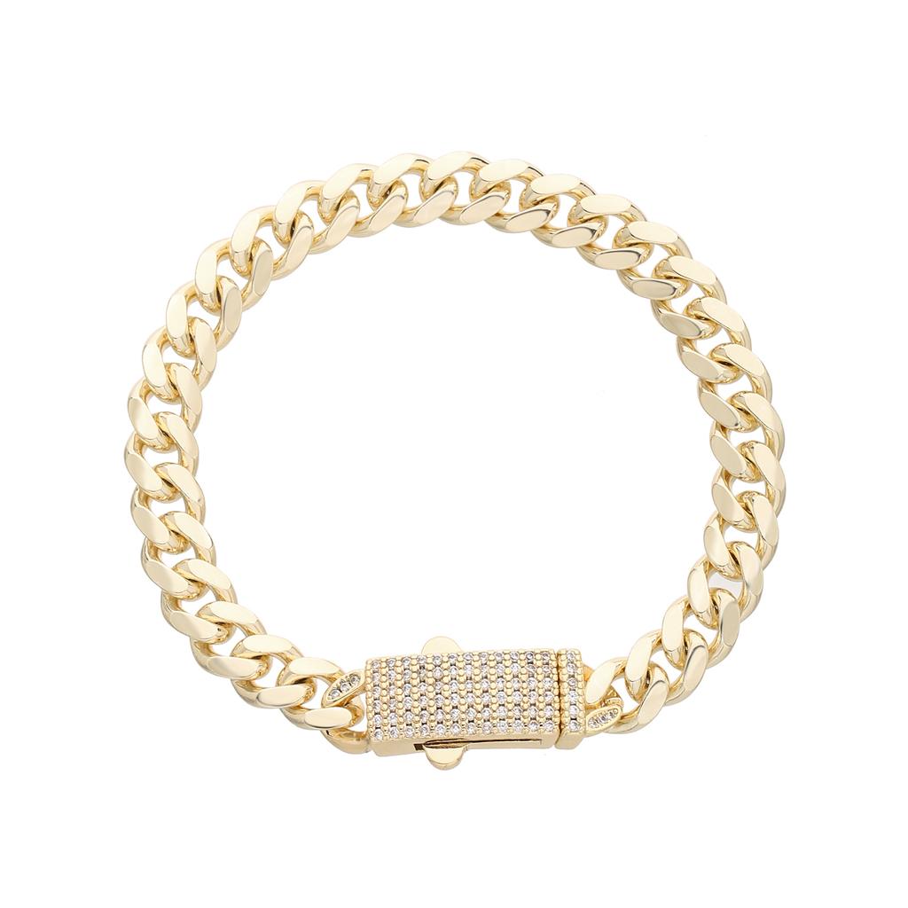 Fashion Monaco Anklet 4N6N8N23cm25cm High Quality 14K Gold Plated Anti-fading Anklet for Men and Women