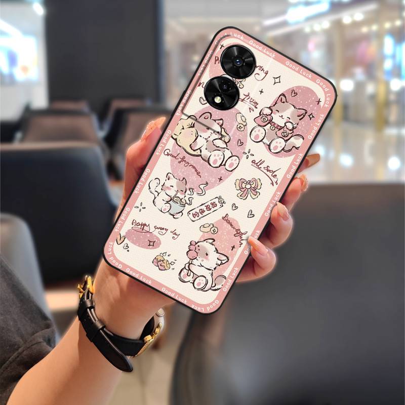 Anti-knock Full wrap Phone Case For TCL 505/T509K/T5094 Graffiti TPU Phone Pouch Waterproof Silicone Protective Cartoon