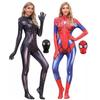 Spider-Man Bodysuit Same Style Black Female Spider MJ Costume Jumpsuit Cosplay Outfit