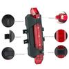 Fanali posteriori a LED per bici ricaricabili via USB e impermeabili, luce posteriore per bici con batteria integrata, modalità luce brillante per la sicurezza in bicicletta