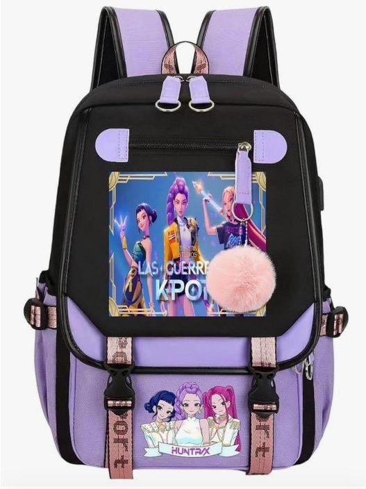 Witch Hunter Animation Cartoon Printed School Bag Large Capacity Junior High School Student Backpack