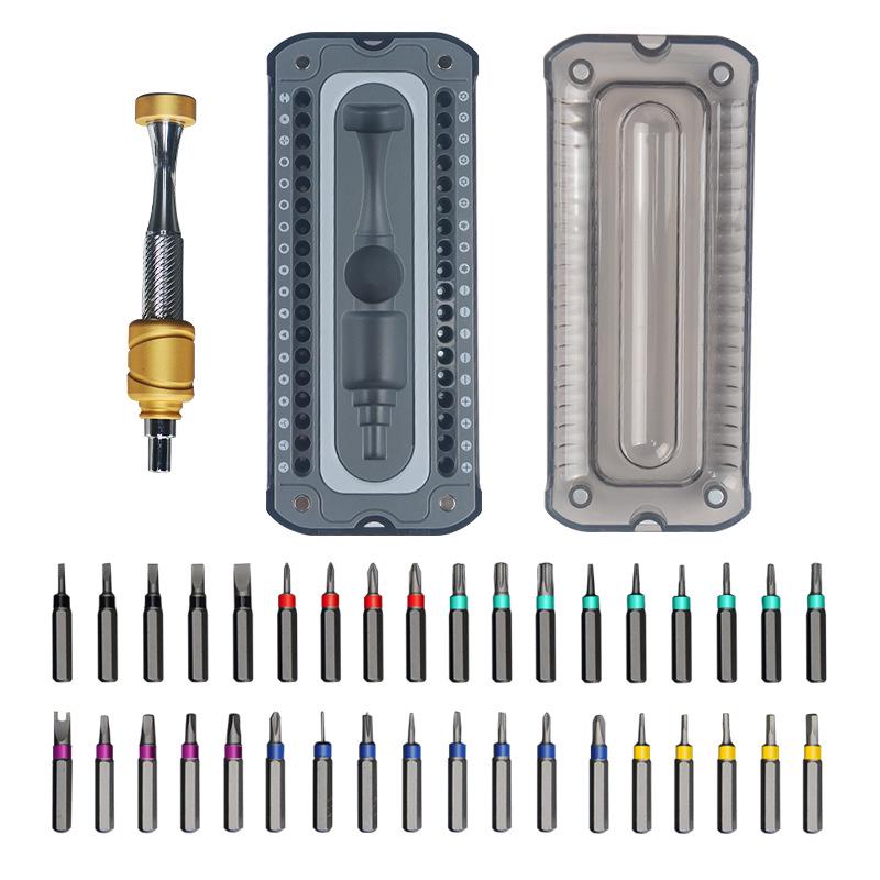 All-Metal 37-in-1 Inertial Screwdriver Set for Electronics and Home Use