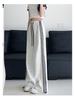2026 Women's Summer High-Waist Drape Wide-Leg Sweatpants: Casual, Elegant, Loose-Fit American Style.