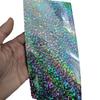 10 Pezzi Pellicola Adesiva Olografica Riflettente Adesivi per Esca da Pesca Impermeabile Nastro Lampeggiante per Esca da Pesca Facile da Usare