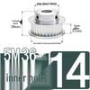 Stepped Timing Pulley 5M, 36 Teeth, T-Slot Width 16/21/27, Bore 5-25mm, BF Type.