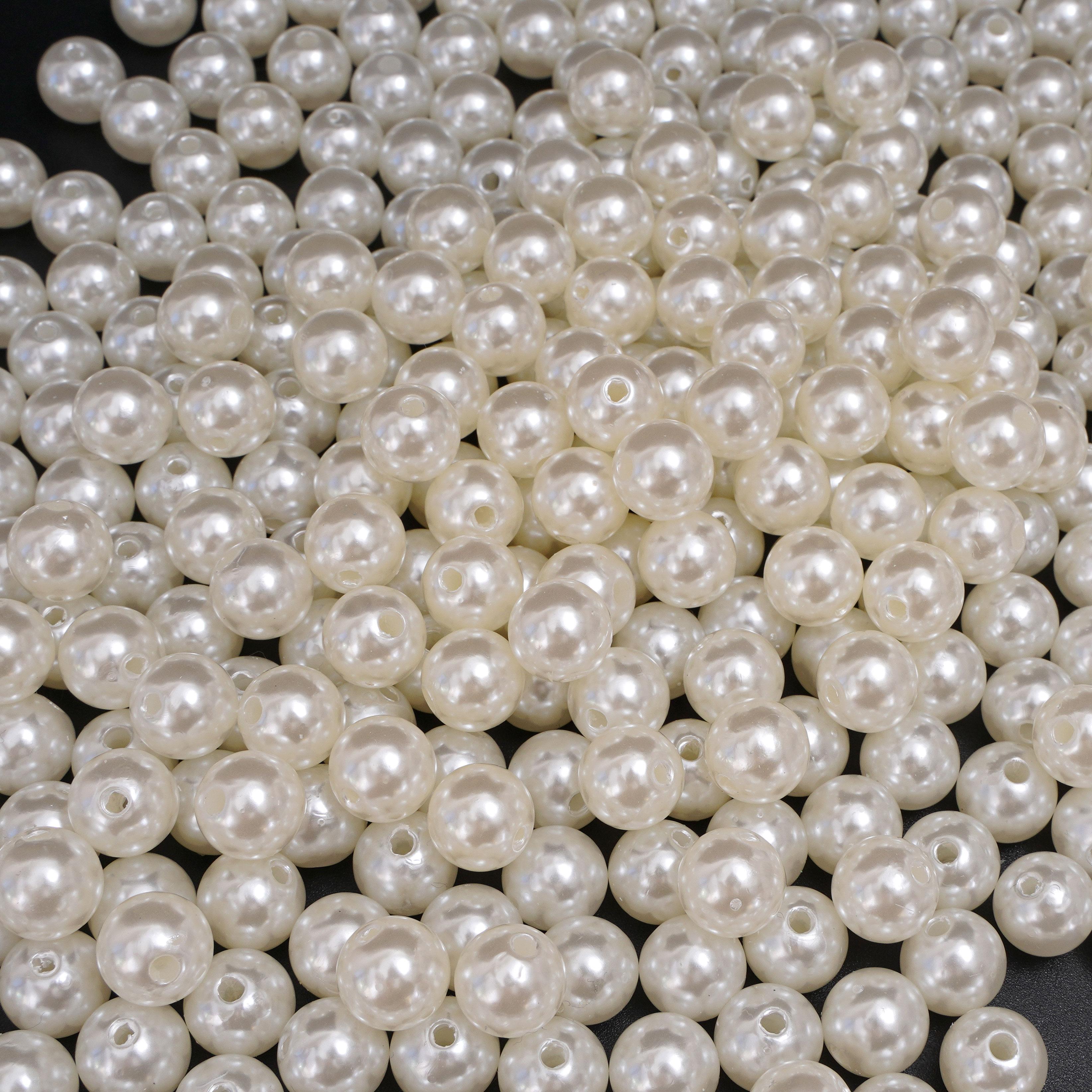 

Высокоглянцевый АБС Жемчуг Водяная Мельница Круглый Прямое Отверстие Рассыпные Бусины DIY Браслет Ожерелье Изготовление Ювелирных Изделий Шитье Рукоделие Декор 12mm 50pcs бежевый