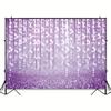 Purple background Birthday party photo Purple sequin bokeh party event Decorated portrait photo booth photography background