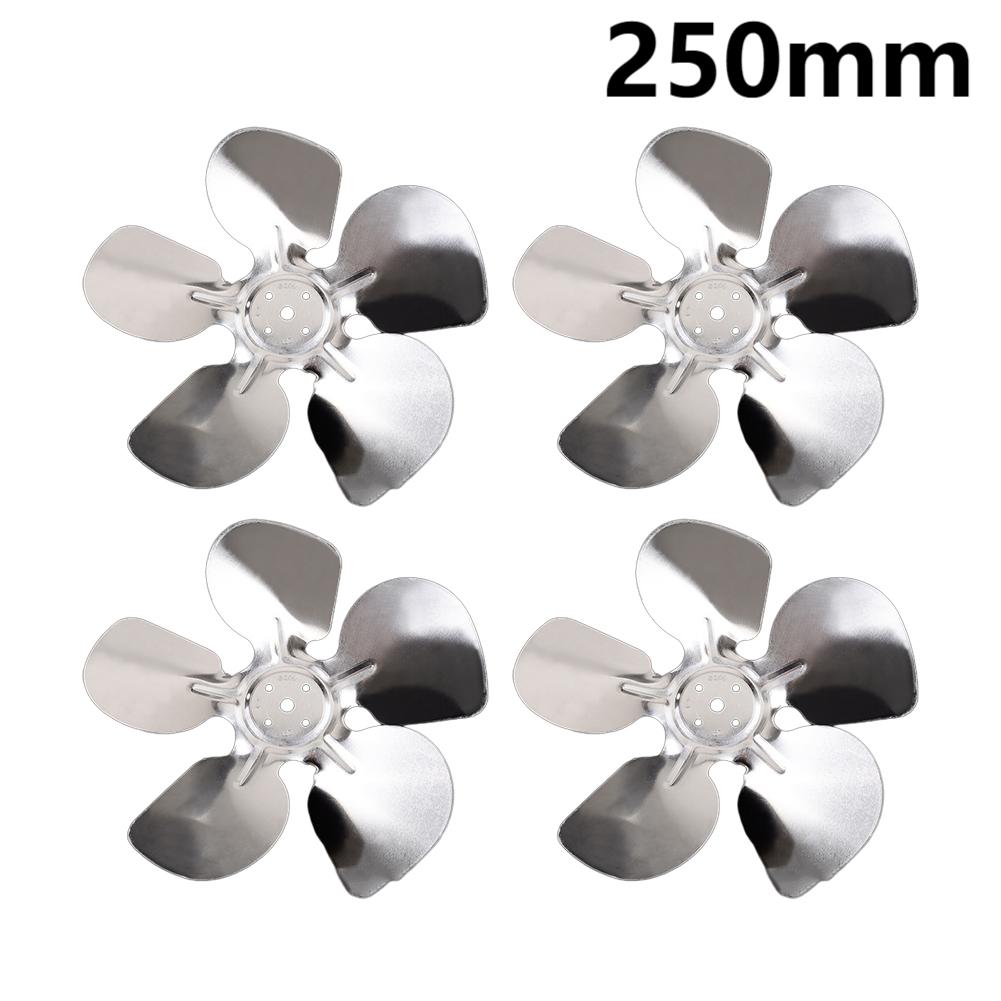Motor Replacement Fridge Fan Blade Versatile Sizing Hole Diameter 6.9mm Multipack 4pcs Hair Dryer Style Raised Right Side
