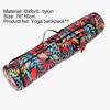 Portable Fashion Printed Adjustable Strap One-shoulder Yoga Backpack for Exercise Fitness
