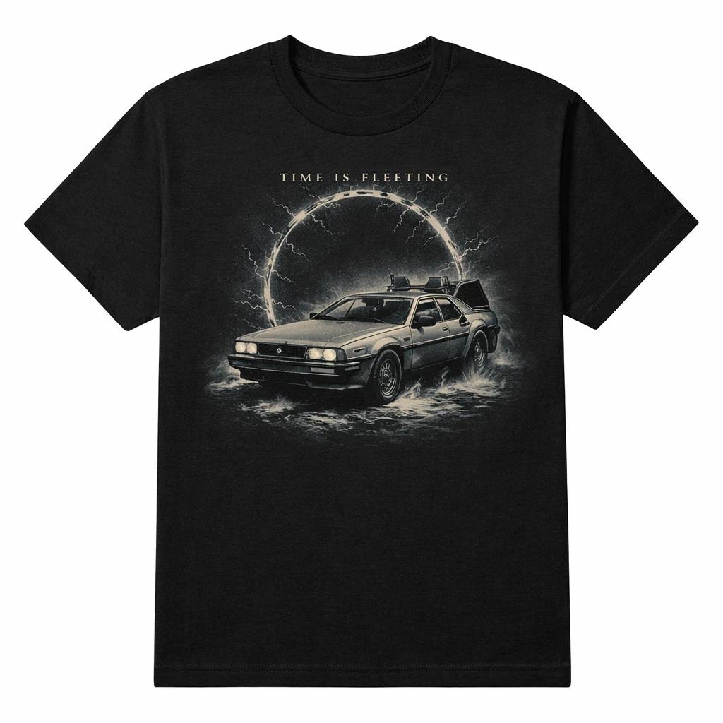 Back to the Future T-Shirt, Delorean Movie Graphic Tee, Classic Film Shirt XXXL