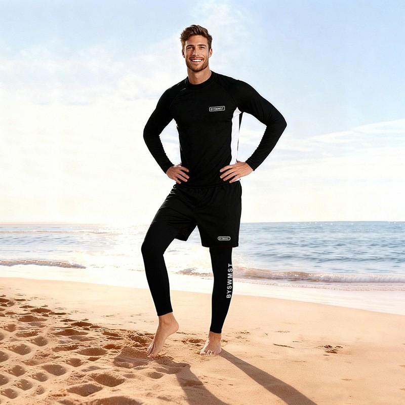 Womens Long Sleeve Rash Guard Set With Pants UV Protection Quick Dry Surfing Snorkeling Dive Suit