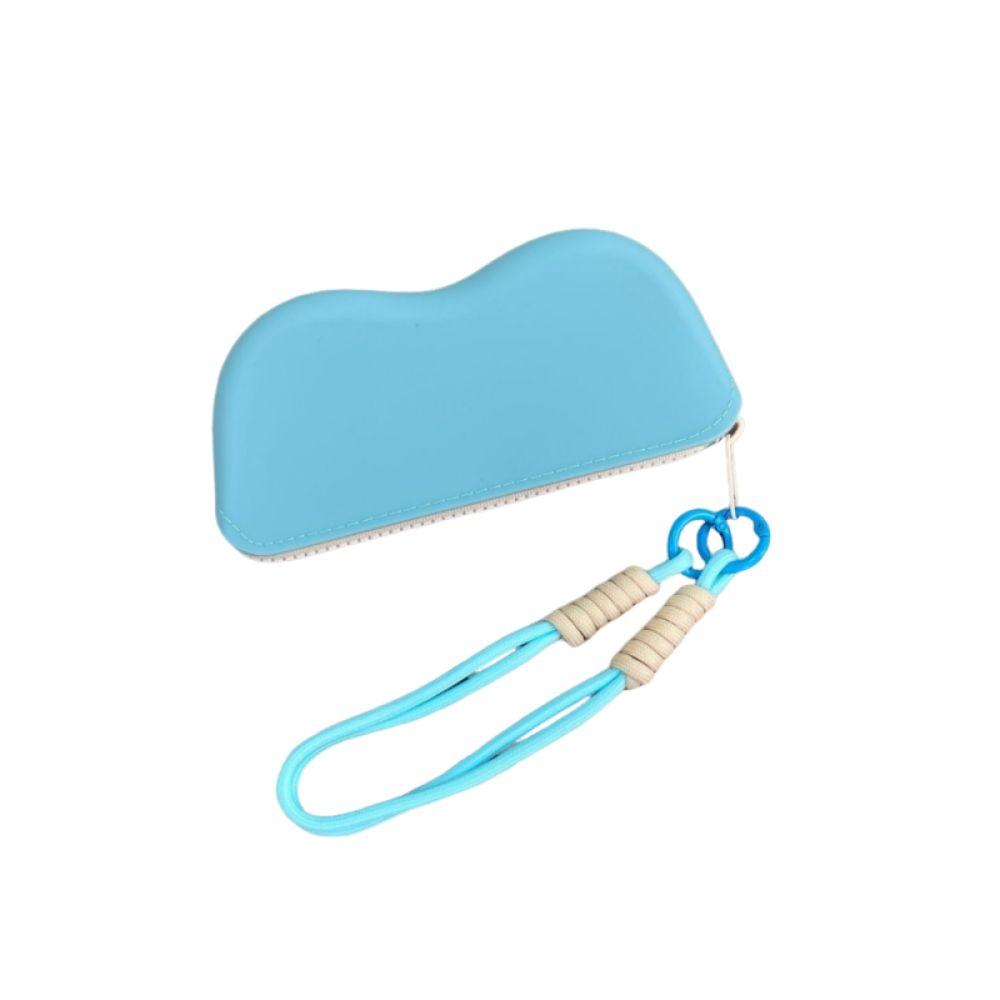 Waterproof Silicone Glasses Bag Candy Color Eyeglasses Case Sunglasses Storage Pouch  Travel Use