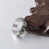 2026 Retro Six-character Mantra Ring for Men and Women, Rotatable Six-character Daming Mantra Men's Ring Jewelry