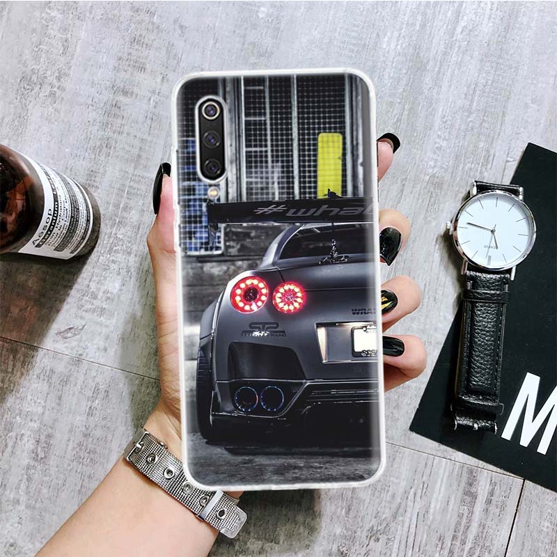 GTR Sport Auto JDM Telefon Fall Für Xiaomi Redmi Hinweis 10 9 8 11 Pro 11T 11S 10S 9S 9A 9C 9T 8T 8A 7 7A 5 Kunst Muster Abdeckung Coque